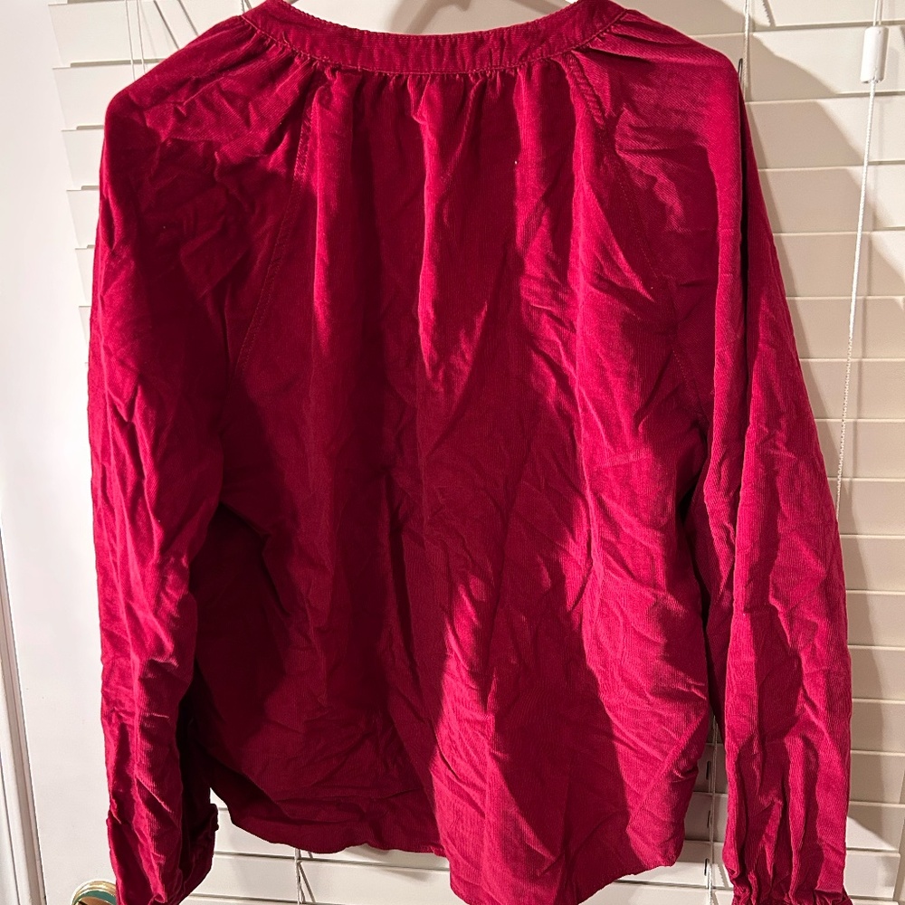 Universal Thread pullover long-sleeve blouse, ope… - image 2